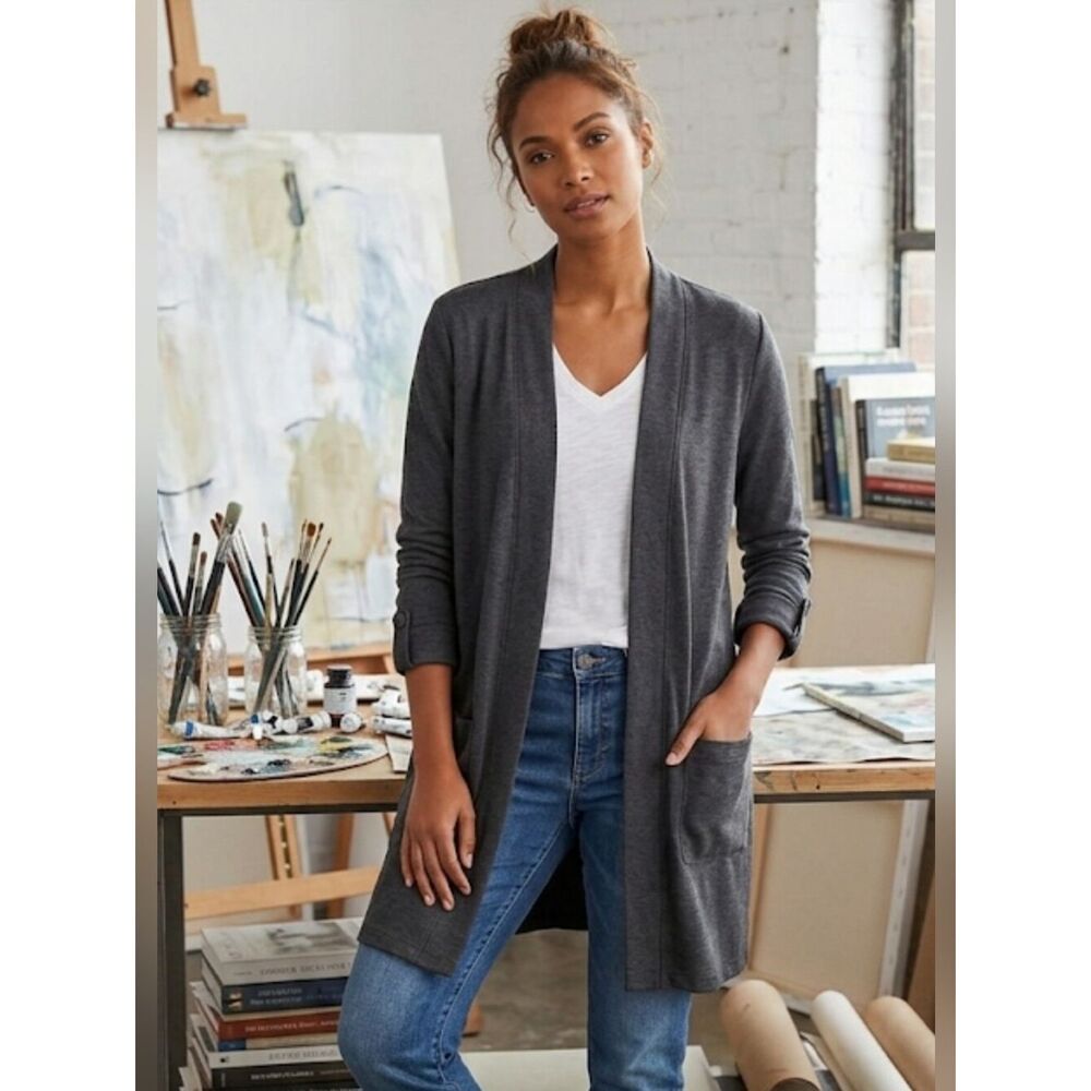 Karen Scott Cardigan Sz M New